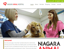 Tablet Screenshot of niagaraanimalhospital.com